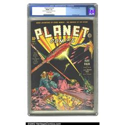 Planet Comics #3 (Fiction House, 1940) CGC FN/VF 7.0 Off-white pages. Flint Baker springs into ac...