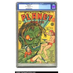 Planet Comics #11 (Fiction House, 1941) CGC FN+ 6.5 Off-white pages. Zolnerowich's next cover fea...