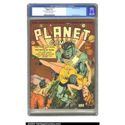 Planet Comics #13 (Fiction House, 1941) CGC FN/VF 7.0 Cream to off-white pages. Zolnerowich retur...