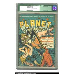 Planet Comics #19 (Fiction House, 1942) CGC Qualified FN- 5.5 Cream to off-white pages. Zolnerowi...