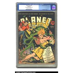Planet Comics #22 (Fiction House, 1943) CGC VF- 7.5 Cream to off-white pages. One of the best Zol...