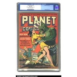 Planet Comics #23 (Fiction House, 1943). This issue, Reef Ryan and Princess Vara battle the scale...