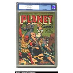 Planet Comics #28 (Fiction House, 1944) CGC FN+ 6.5 Cream to off-white pages. A great Doolin cove...