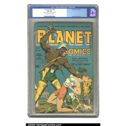 Planet Comics #30 (Fiction House, 1944) CGC FN 6.0 Cream to off-white pages. Hunt Bowman takes to...