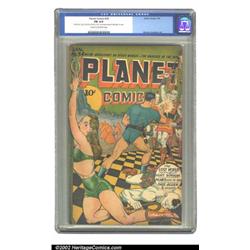 Planet Comics #34 (Fiction House, 1945) CGC FN 6.0 Cream to off-white pages. Hunt Bowman keeps th...