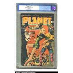 Planet Comics #35 (Fiction House, 1945) CGC VG/FN 5.0 Off-white pages. This great Renee cheesecak...