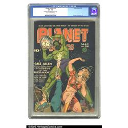Planet Comics #36 (Fiction House, 1945) CGC VF- 7.5 Cream to off-white pages. On this perspective...