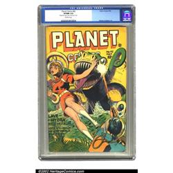 Planet Comics #42 (Fiction House, 1946) CGC VF/NM 9.0 Off-white pages. Gale Allen has gotten hers...