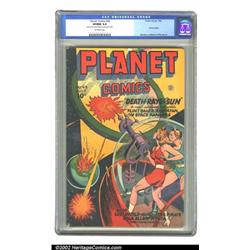 Planet Comics #43 (Fiction House, 1946) CGC VF/NM 9.0 Off-white pages. Doolin's cover features "d...