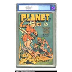 Planet Comics #55 (Fiction House, 1948) CGC VF- 7.5 Light tan to off-white pages. Doolin's cover...