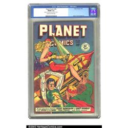 Planet Comics #58 (Fiction House, 1949) CGC FN/VF 7.0 Cream to off-white pages. Hunt Bowman and h...