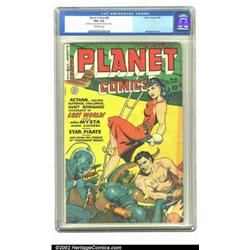 Planet Comics #62 (Fiction House, 1949) CGC VG+ 4.5 Off-white pages. Aztarn, Voltan Supremus, cha...