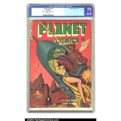 Planet Comics #65 (Fiction House, 1951) CGC FN 6.0 Off-white pages. A fantastic cover bathed in s...