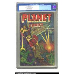 Planet Comics #68 (Fiction House, 1952) CGC FN 6.0 Cream to off-white pages. Our heroes fight the...