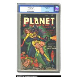 Planet Comics #70 River City pedigree (Fiction House, 1953) CGC VF/NM 9.0 Off-white to white page...