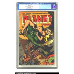 Planet Comics #72 (Fiction House, 1953) CGC VG 4.0 Off-white pages. "What was the kink in the Bes...