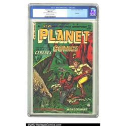 Planet Comics #73 (Fiction House, 1953) CGC FN- 5.5 Off-white to white pages. Space travelers hav...