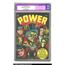 Power Comics #3 (Holyoke Publications, 1944) CGC Apparent VF 8.0 Slight (P) Cream to off-white pa...