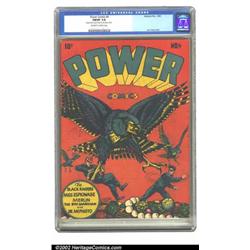 Power Comics #4 (Holyoke Publications, 1945) CGC FN/VF 7.0 Off-white to white pages. L. B. Cole f...