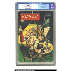 Punch Comics #9 (Chesler, 1944) CGC FN 6.0 Cream to off-white pages. One of the most famous Chesl...