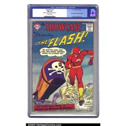 Showcase #13 (DC, 1958) CGC FN+ 6.5 Off-white pages. Flash is pursued by a giant pirate torpedo o...