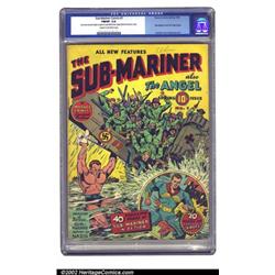Sub-Mariner Comics #1 (Timely, 1941) CGC FN/VF 7.0 Cream to off-white pages. Subby's inaugural is...