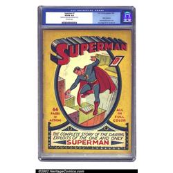 Superman #1 (DC, 1939) CGC VG/FN 5.0 Off-white pages. A truly historical book, Superman #1 arrive...