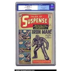 Tales of Suspense #39 (Marvel, 1963) CGC VF- 7.5 Off-white pages. This significant Marvel key has...