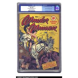 Wonder Woman #1 (DC, 1942) CGC VF+ 8.5 Cream to off-white pages. After her success in All Star #8...
