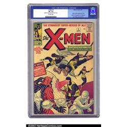 X-Men #1 (Marvel, 1963) CGC VF- 7.5 Off-white pages. All things mutant sprang from this important...