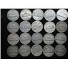 Image 2 : 20 ASSORTED 35% SILVER JEFFERSON WAR NICKELS