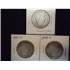 Image 1 : 1903-S,07-O & 08-O BARBER HALF DOLLARS