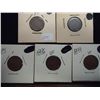 1887,90,93,96 & 99 INDIAN HEAD CENTS ALL FINES+