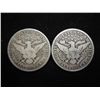 Image 2 : 1907 & 1912 BARBER HALF DOLLARS