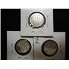 Image 2 : 1941,43-D & 51 AUSTRALIAN SILVER 3 PENCE