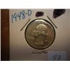 1948-D WASHINGTON SILVER QUARTER UNC