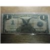 Image 1 : 1899 LARGE SIZE $1 SILVER CERTIFICATE BLACK EAGLE