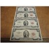Image 1 : 1953,53-A,53-B & 53-C $2 US NOTES RED SEALS