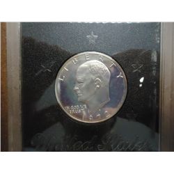 1972-S IKE SILVER DOLLAR PROOF (BROWN PACK) NO BOX