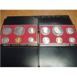 1975 & 1976 US PROOF SETS (WITH BOXES)