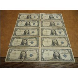10-1957-B $1 SILVER CERTIFICATES