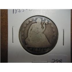 1855-O SEATED LIBERTY HALF DOLLAR
