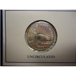 1986-D STATUE OF LIBERTY HALF DOLLAR UNC
