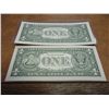 Image 2 : 2-2003-A $1 FRN'S LOW CONSECUTIVE SERIAL 'S (UNC)