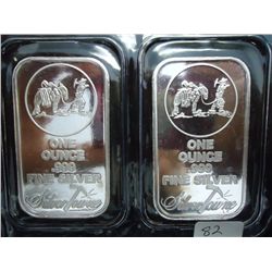 2-1 OZ. .999 SILVER INGOT (SILVERTOWNE)