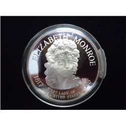 33.3 GRAM STERLING SILVER 1ST LADY PF ROUND