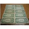 Image 2 : 10 ASSORTED 1935 $1 SILVER CERTIFICATES