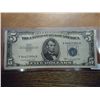 Image 1 : ERROR 1953-B $5 SILVER CERTIFICATE WITH MISCUT