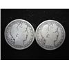 Image 1 : 1906 & 1906-D BARBER HALF DOLLARS