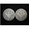 Image 2 : 1906 & 1906-D BARBER HALF DOLLARS